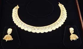 Best designer collection of gold necklace jewellery in Bhiwandi, Thane and Mumbai